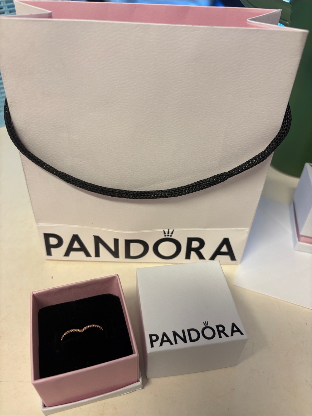 Pandora Wish bone ring